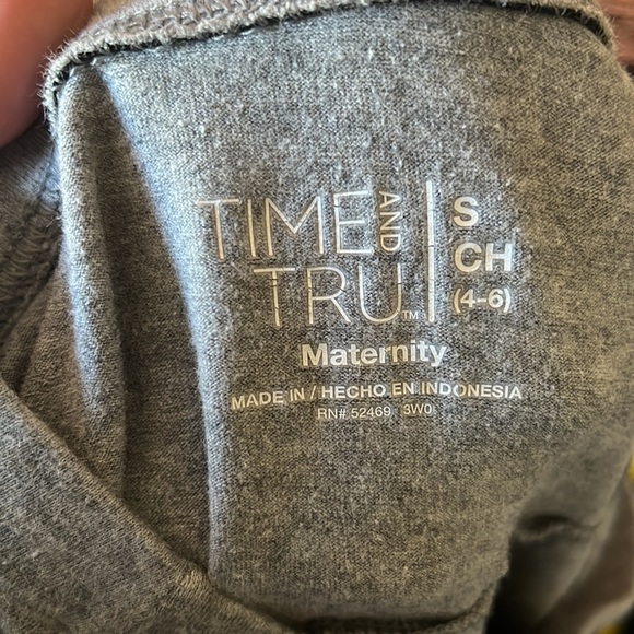 Time & True Maternity Full Coverage Leggings Size Small - Picture 3 of 4